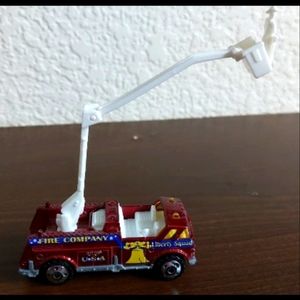 Vintage Matchbox Firetruck with Moveable Ladder